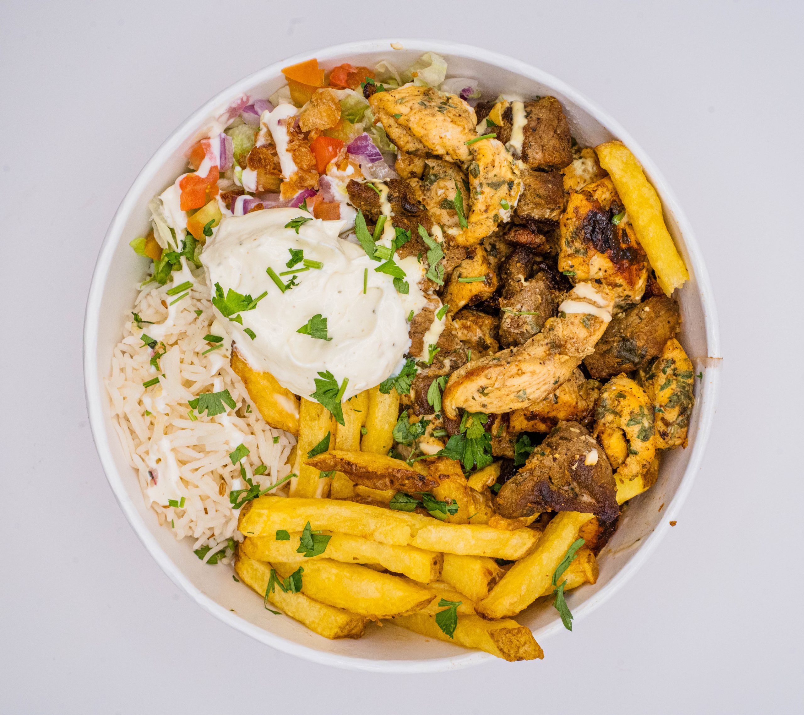 Bowl pinchos morunos